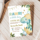 Search for little dino invitations Tropical