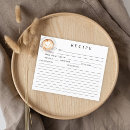 Search for love recipe cards Elegant