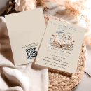 Search for qr code bridal shower invitations Watercolor floral