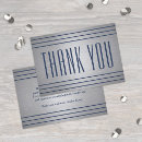 Search for navy silver thank you cards Elegant