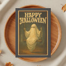 Search for ghosts halloween cards Retro