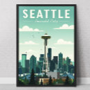 Search for vintage seattle posters Usa