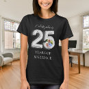 Search for 25 years celebration tshirts Silver