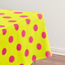 Search for yellow polka dots tablecloths Pink