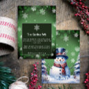 Search for snowman christmas invitations Green