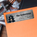 Search for haunted house return address labels Costume party