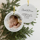 Search for grandchilds first christmas tree decorations For her