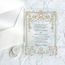 Search for baroque square invitations Bohemian