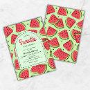 Search for watermelon baby shower invitations A little sweetie