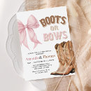 Search for bow gender reveal invitations Coquette