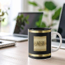 Search for black color mugs Monogrammed