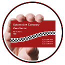 Search for chequered business cards Mechanic
