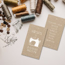 Search for costume business cards Vintage sewing machine