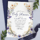 Search for wreath baby shower invitations A little wildflower