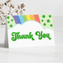 Search for shamrock thank you cards Baby shower