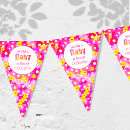Search for baby shower bunting flags Baby in bloom