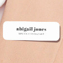Search for minimalist name tags Stylish