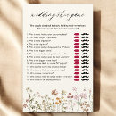 Search for elegant floral bridal shower games Boho