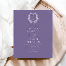 Search for purple paper invitations Lavender