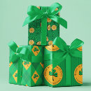 Search for gold coin wrapping paper Clover