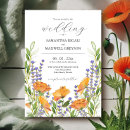 Search for poppy flower wedding invitations Floral