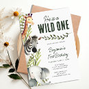 Search for wild one party invitations One year old