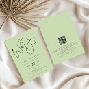 Search for lime green wedding invitations Minimalist