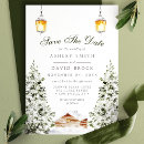 Search for cabin save the dates Pine trees