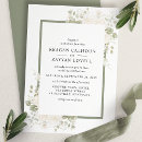 Search for winter greenery wedding invitations Spring summer fall winter