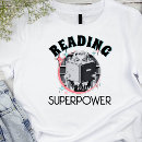Search for reading is my superpower tshirts Funny