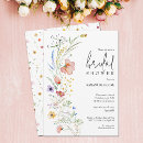 Search for boho bridal shower invitations Wildflowers
