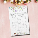 Search for elegant floral bridal shower games Wildflowers