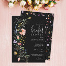 Search for rustic chic bridal shower invitations Wildflowers