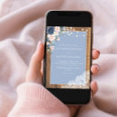 Search for dusty blue and blush invitations For her