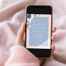 Search for dusty blue and blush wedding invitations Elegant