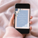 Search for dusty blue and blush wedding invitations Elegant