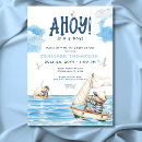Search for its a boy invitations Blue and white