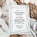 Search for 1920s rehearsal dinner invitations Elegant