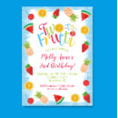 Search for two tti frutti invitations Fruit