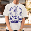 Search for the captain is always right tshirts Anchor