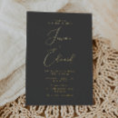 Search for grey and gold wedding invitations Minimal