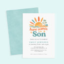 Search for here comes the sun baby boy shower invitations Summer