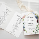 Search for burgundy and gold wedding programs For her