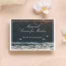 Search for sunset memorial invitations Elegant