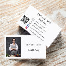 Search for private chef business cards Qr code