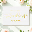 Search for maid of honor proposal White