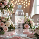 Search for bridal shower water bottle labels Chic