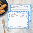 Search for blue recipe cards Yellow