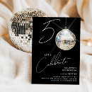 Search for digital 50th birthday invitations Elegant