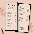 Search for salon templates price lists Blush pink